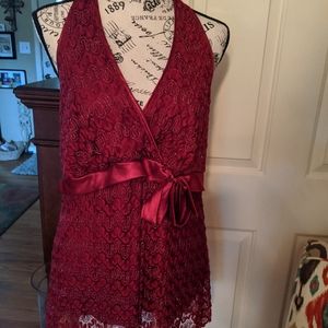 Super sexy ref halter sz 18/xl